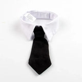 Pet Dog Cat Formal Necktie Tuxedo Bow Tie Black and Red Collar for Dog & Cat Pet Accessories for Wedding Holiday and Party Gift