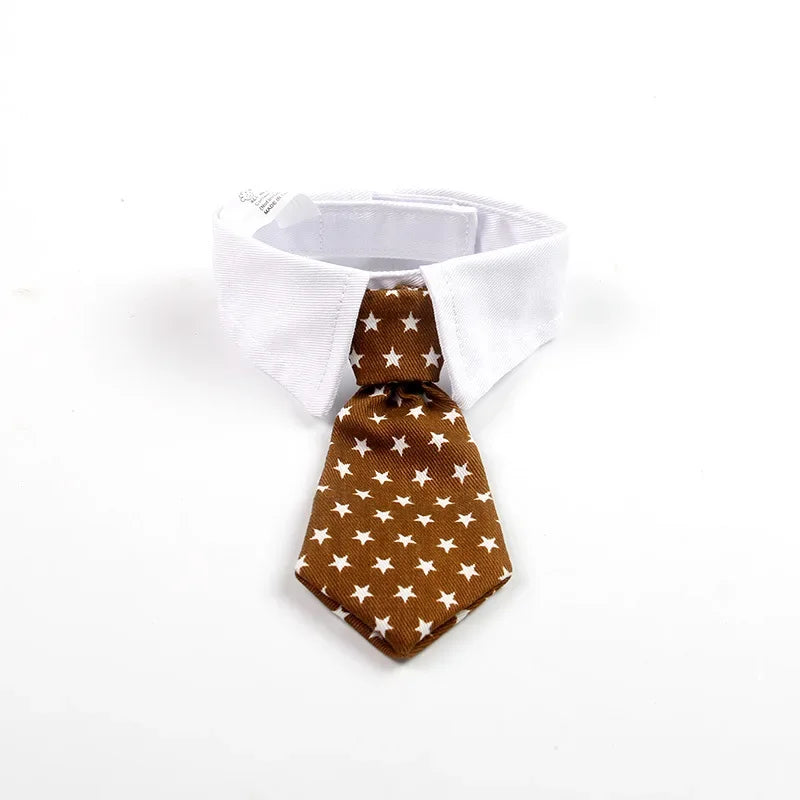 Pet Dog Cat Formal Necktie Tuxedo Bow Tie Black and Red Collar for Dog & Cat Pet Accessories for Wedding Holiday and Party Gift