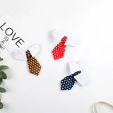 Pet Dog Cat Formal Necktie Tuxedo Bow Tie Black and Red Collar for Dog & Cat Pet Accessories for Wedding Holiday and Party Gift