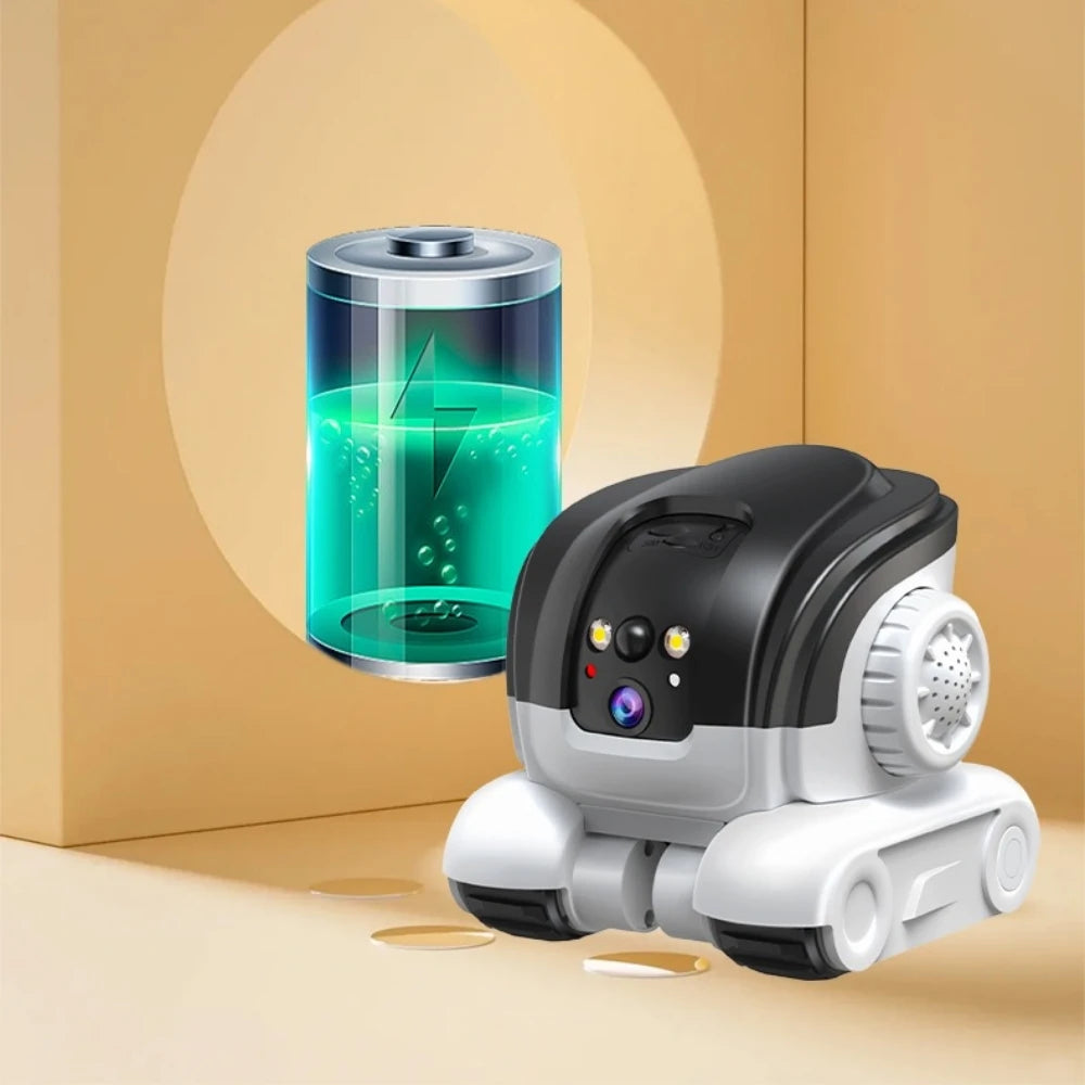 Real Time Moving Security Robot Camera for Pet with 1080P Live Feed and Voice Chatting