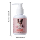 Natural Pet Conditioner Detangling Hydrating Formula For Cats Dogs Leaves Coat Soft Shiny Strong With Long-Lasting Scent