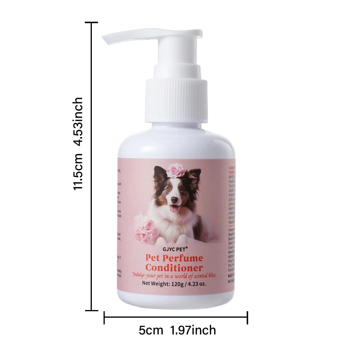 Natural Pet Conditioner Detangling Hydrating Formula For Cats Dogs Leaves Coat Soft Shiny Strong With Long-Lasting Scent