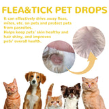 Cat Anti Flea Drops Flea Lice Remove Relieve Skin Itching External Insect Repellent Deworming Supplies Pet Tick Treatment Drops