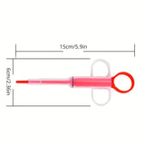 Pet Medicine Feeder Cat Tablet Syringe Feeder Soft Tip Dual Purpose Feeder Cat Pill Shooter Pet Pills Applicator Random Color