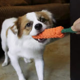 Carrot Shape Pet Knot Toy for Dog And Cat Cotton Rope Chew Toy Indoor Dog Toys Cat Toys Dog Accessories