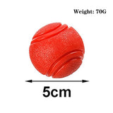 Pet Solid Elastic Toy Ball Cat/Dog Toy Ball 5/6/7CM Rubber Bite Resistant Dog Outdoor Training Tool Pet Teeth Cleaning Supplies