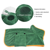 Pet Bathrobe Higly Absorbent Dog Drying Coat Quick Dry Adjustable Towel Cloth For Small Medium Large Pet Dog Cat Bath Robe