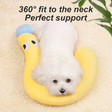 Winter Pet Little Pillow U-Shaped Neck Protector Deep Sleep for Puppy Kitten Pillow Dogs Cats Headrest Sleep Pillow Pet Supplies
